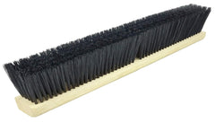 Weiler 42037 24 Block Size, Black Polypropylene Fill, Medium Sweep Floor Brush