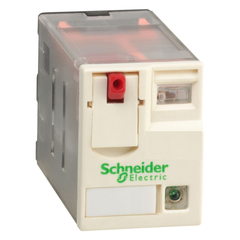 Schneider Electric RXM4SOC120A 120 VAC 4PDT Control Plug-In Relay and Socket