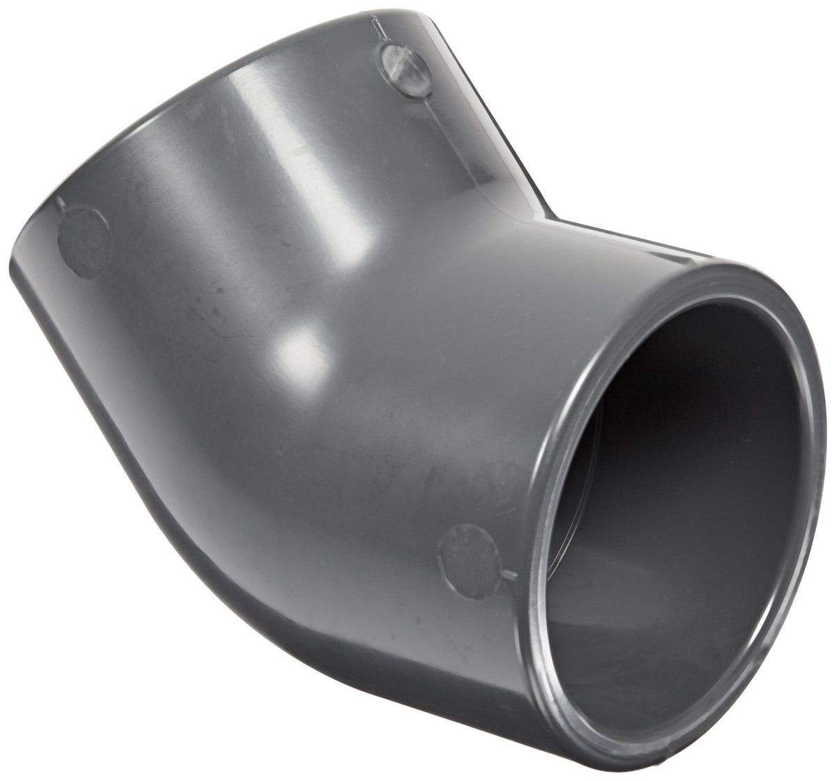 Spears 817-025 PVC Pipe Fitting 45 Degree Elbow Schedule 80 2-1/2 Socket