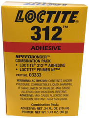 Loctite 228191 Adhesive Kit Two Part Acrylic 10mL Amber