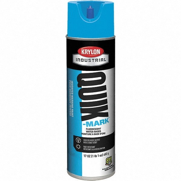 KRYLON Krylon A03620004 Fluorescent Blue Marking Paint 17 Oz