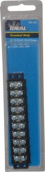 IDEAL INDUSTRIES Ideal 89-310 Multipole Terminal Block 10 Pole 300V 30A