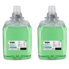 Gojo 5263-02 Green Certified Foam Hand Hair and Body Wash 2000 mL Refill FMX-20 Push-Style Dispenser Pack of 2