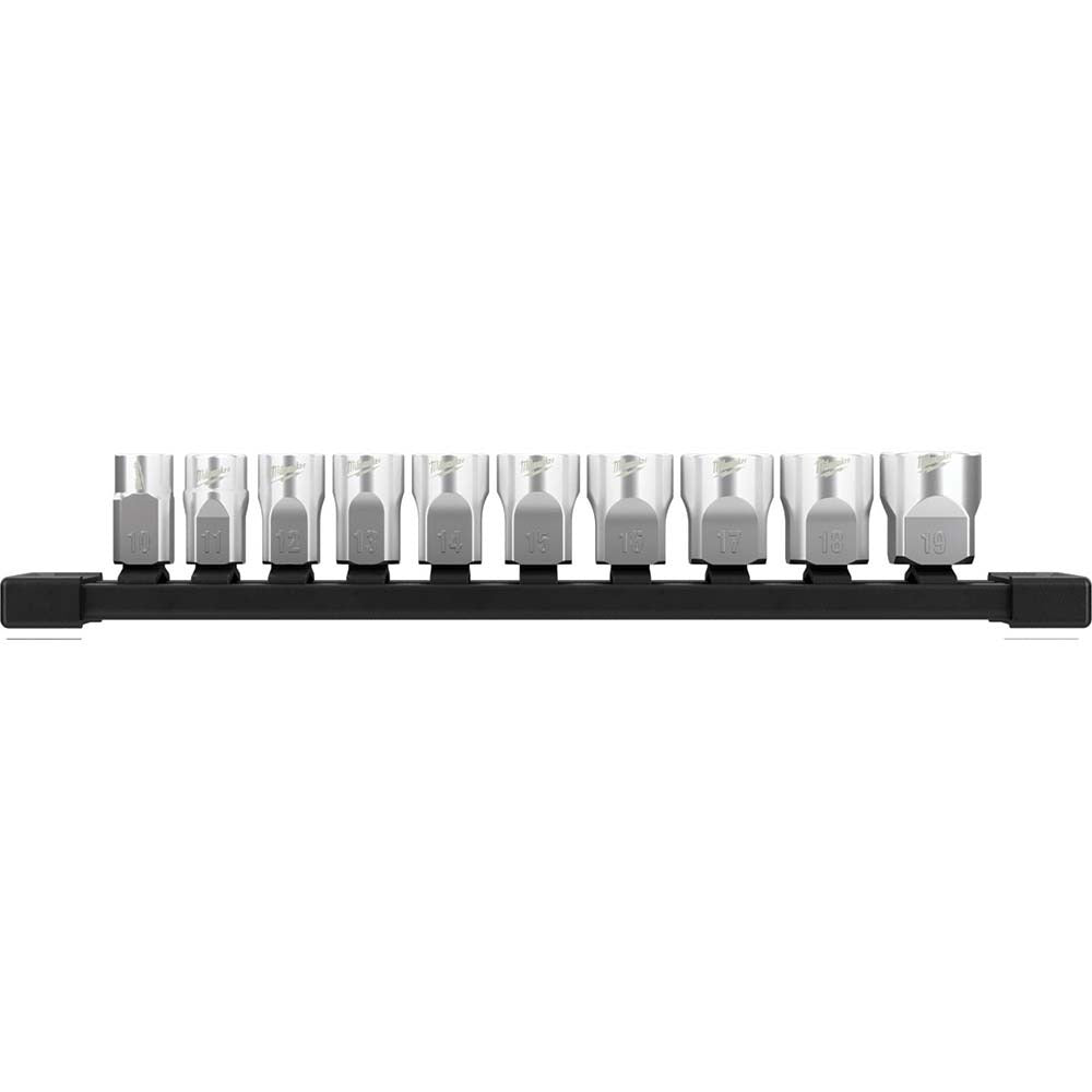 MILWAUKEE Milwaukee Tool 48-22-9503 Socket Set 10 Pc 3/8 Drive Metric