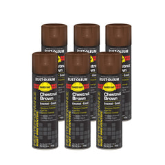 Rust-Oleum V2175838 High Performance V2100 System Rust Preventive Enamel Spray Paint, 15 oz, Chestnut Brown