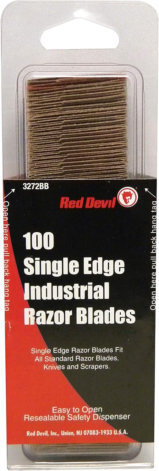 Red Devil 3272 Single-Edge Razor Blades 100 Count Pack of 1