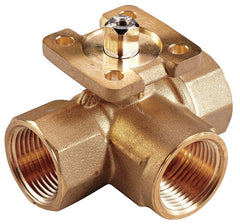 Johnson Controls VG1845AF Stainless Steel NPT Threaded End Connection Three-Way Ball Valves