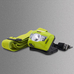 Bright Star 200521 Vision USB-Rechargeable Spot/Flood Headlamp 185 Lumens Hi-Vis Green Adjustable Strap