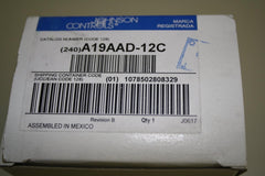 Johnson Controls A19AAD-12C Penn Series A19 Remote Bulb Control, Case Compensated Fixed Differential, SPST Open Low Switch Action, -34 to 10°C Range, 1.4° Differential, 3/8 x 4 Bulb, 7' Capillary