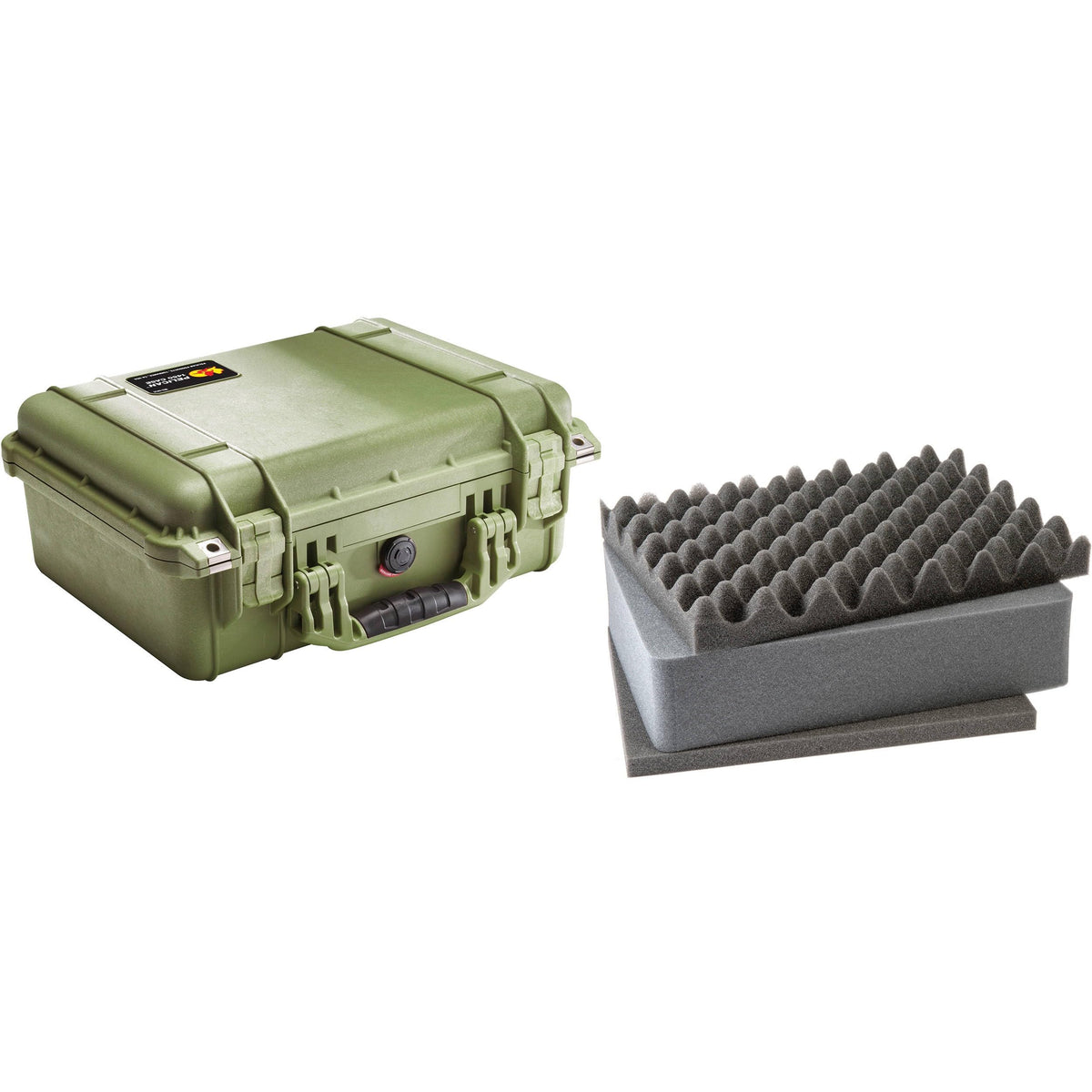 Pelican 1450-000-130 Medium Protector Case with Foam 24.39 in L x 19.36 in W x 8.79 in D Olive Drab Green