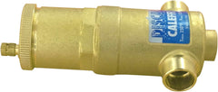 Caleffi 551022A Discal 3/4 Inch Sweat Compact Air Separator Brass 150 PSI