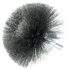 Weiler 10041 3 Circular Flared Crimped Wire End Brush 0.008 Steel Fill Made in the USA