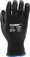 West Chester 713HGBU XL HPPE Shell with Polyurethane Dipped Gloves - X-Large Black