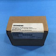 Siemens 599-02068 Valve 3-Way Mix Linear 1/2 In FxF 2.5 Cv 8-13 psi Spring Range