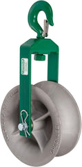 Greenlee 8018 Hook Sheave 18 Inch 8000 lb Capacity