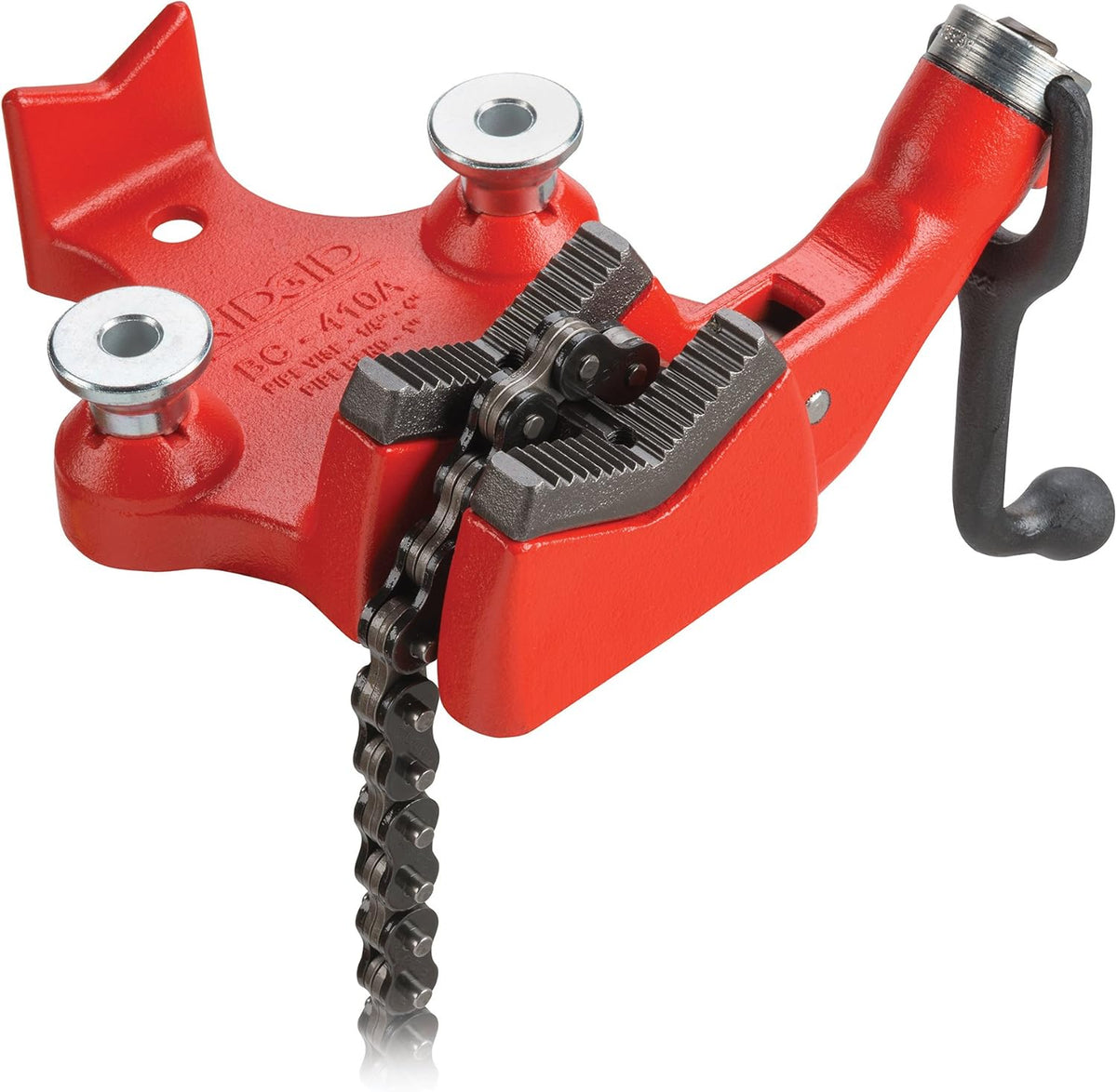 RIDGID 40195 Model BC410 Top Screw Bench Chain Vise 1/8 to 4 Pipe Capacity