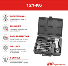 Ingersoll Rand 121K6 Super Duty Air Hammer Kit 3000 BPM