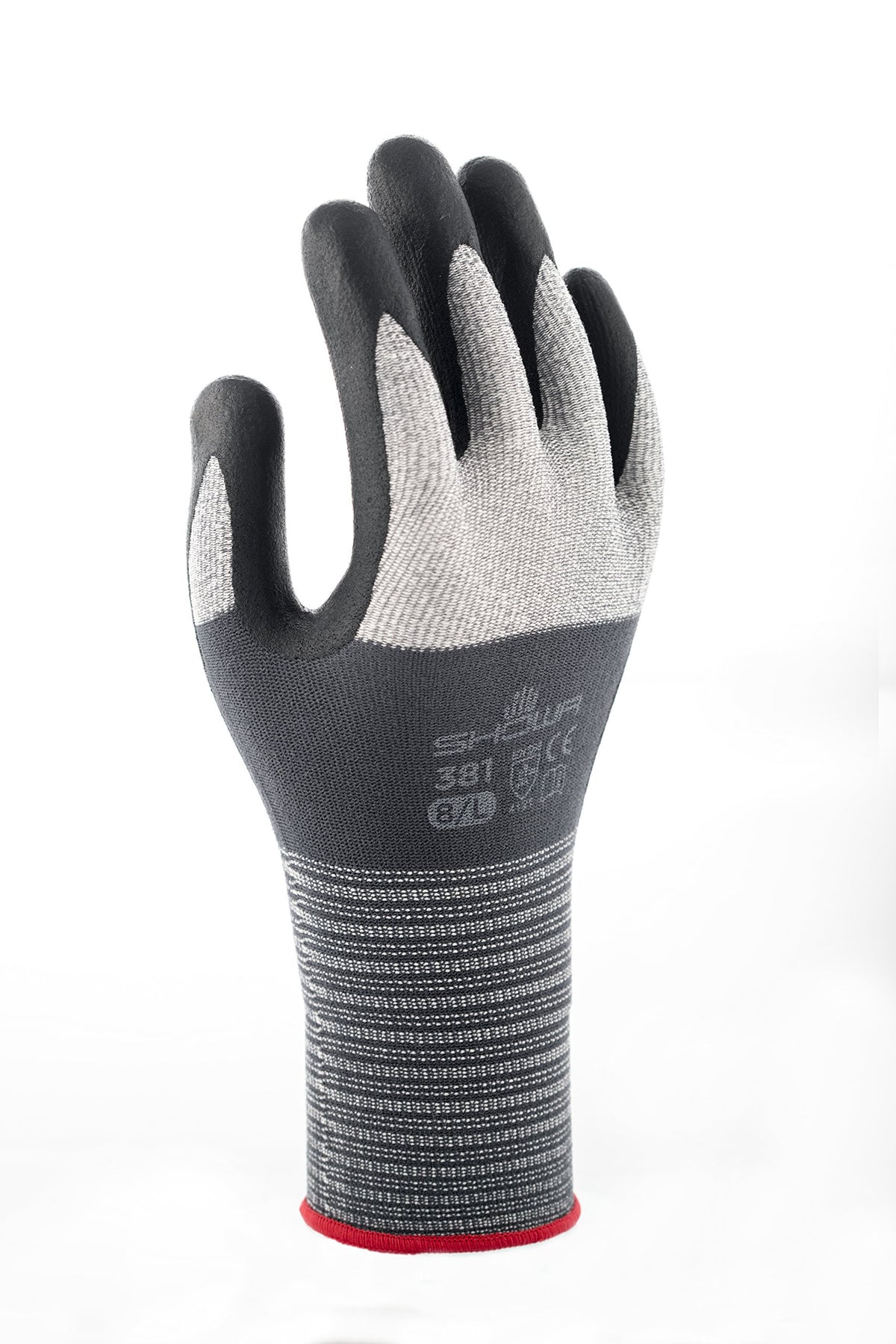 Showa 381XL-09 Nitrile Coated Gloves XL (Pair)