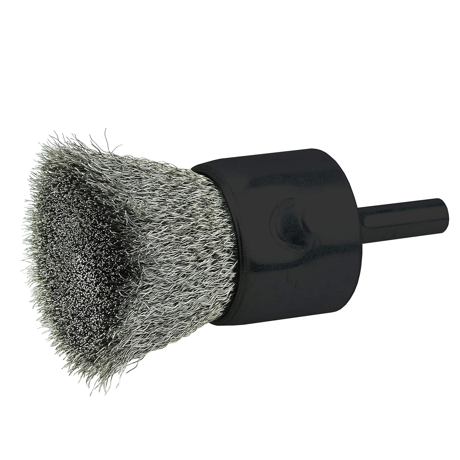 Weiler 10021 Crimped Wire End Brush 1 inch Diameter Stainless Steel Bristles