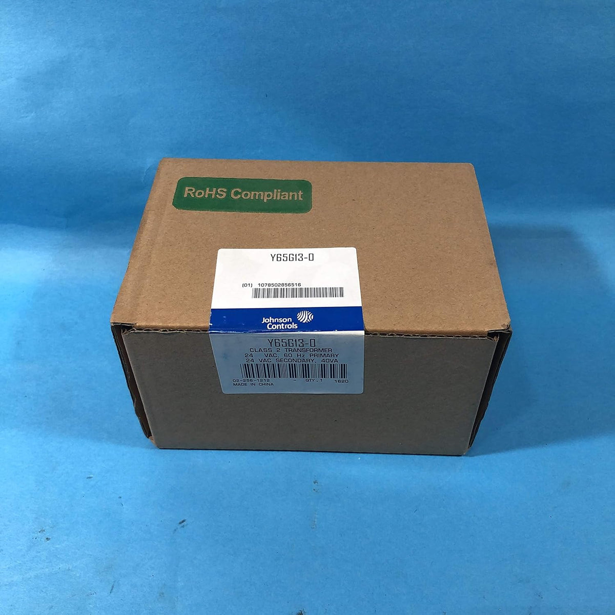 Johnson Controls Y65G13-0 Class 2 Transformer 40 VA 24VAC Foot Mount