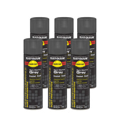 Rust-Oleum V2187838 High Performance V2100 System Rust Preventative Enamel Spray Paint Dark Machine Gray 15 oz