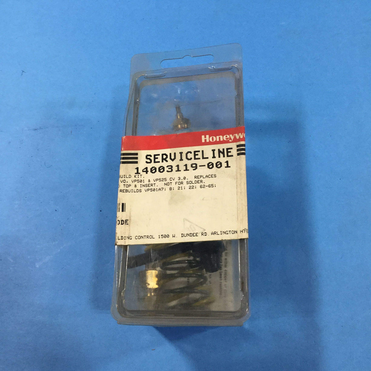 Honeywell 14003119-001 Rebuild Kit for 1/2 Inch VP525A Valves 3.0 CV