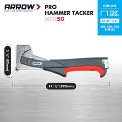 Arrow Fastener HTX50 Professional Heavy Duty Hammer Tacker