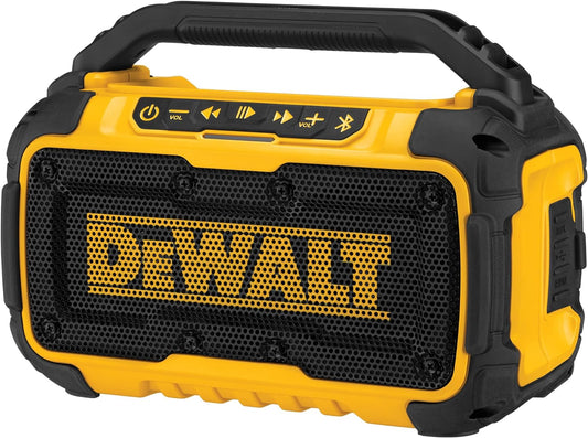 DEWALT DCR010 Jobsite Bluetooth Speaker 20V 12V Charging 100 ft Range Replacement MPN