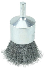 Weiler 10009 1 Crimped Wire End Brush Steel Fill Made in USA