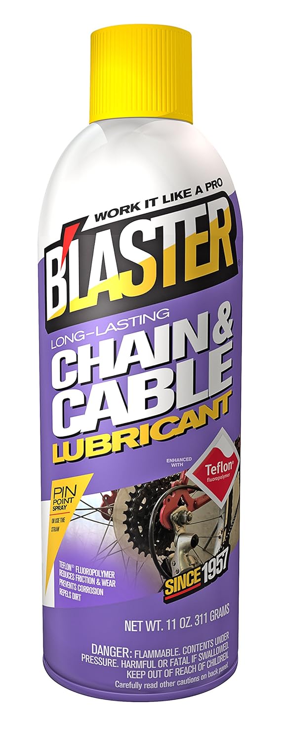 B'laster 16-CCL Long-Lasting Chain and Cable Lubricant, 11 oz