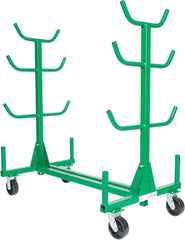 Greenlee 668 Mobile Material Handling Conduit and Pipe Rack with 603 Casters