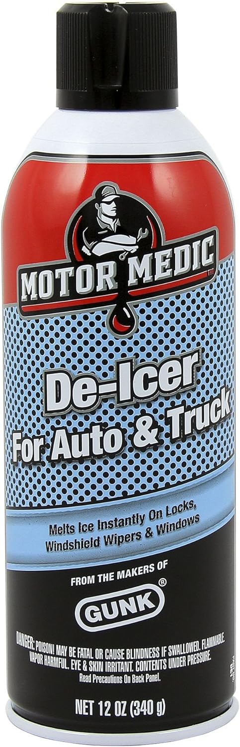 Motor Medic DE1 Automotive Windshield De-Icer 12 oz.