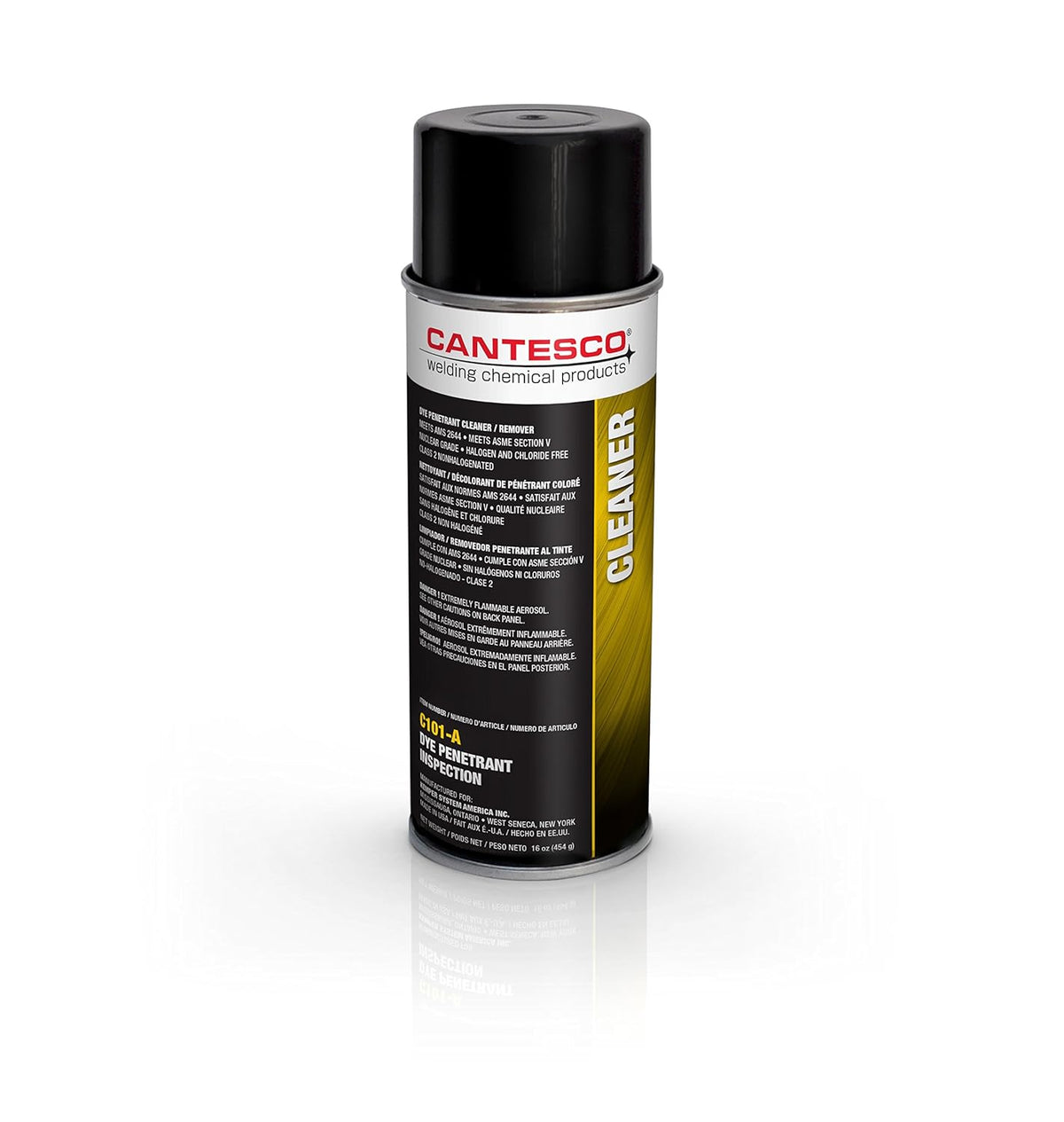 Cantesco C101-A Dye Penetrant Solvent Cleaner, Standard