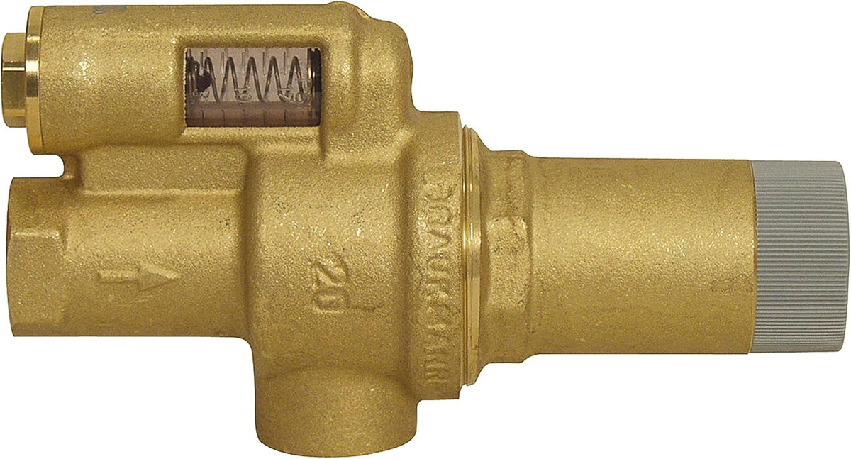 Honeywell D146M1040 Hydronic Pressure Differential Valve 1-1/4 inch FNPT 85 psi 50 gpm Brass