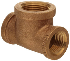 Merit Brass X106-120808 Pipe Reducer Tee 3/4 x 1/2 x 1/2 NPT