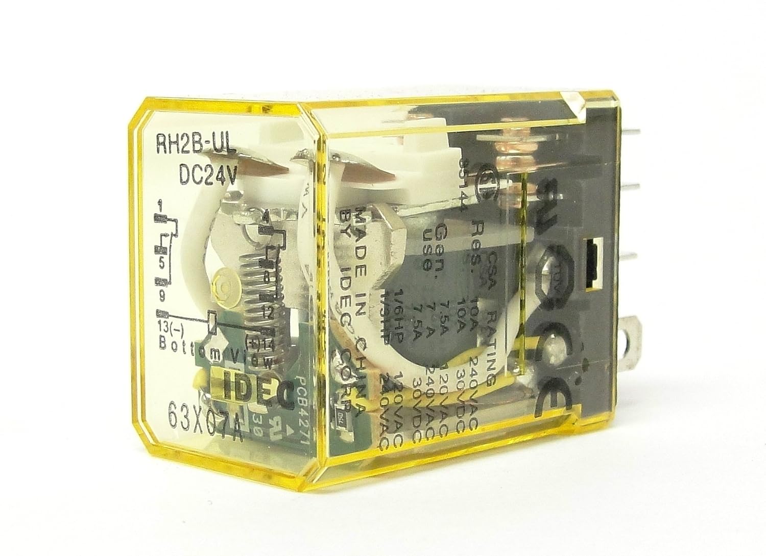 IDEC RH2B-ULDC24V Compact Power Relay 24VDC 10A DPDT – Voomi Supply
