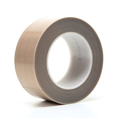 3M 70016054432 PTFE Glass Cloth Tape 5453 Brown 2 in x 36 yd