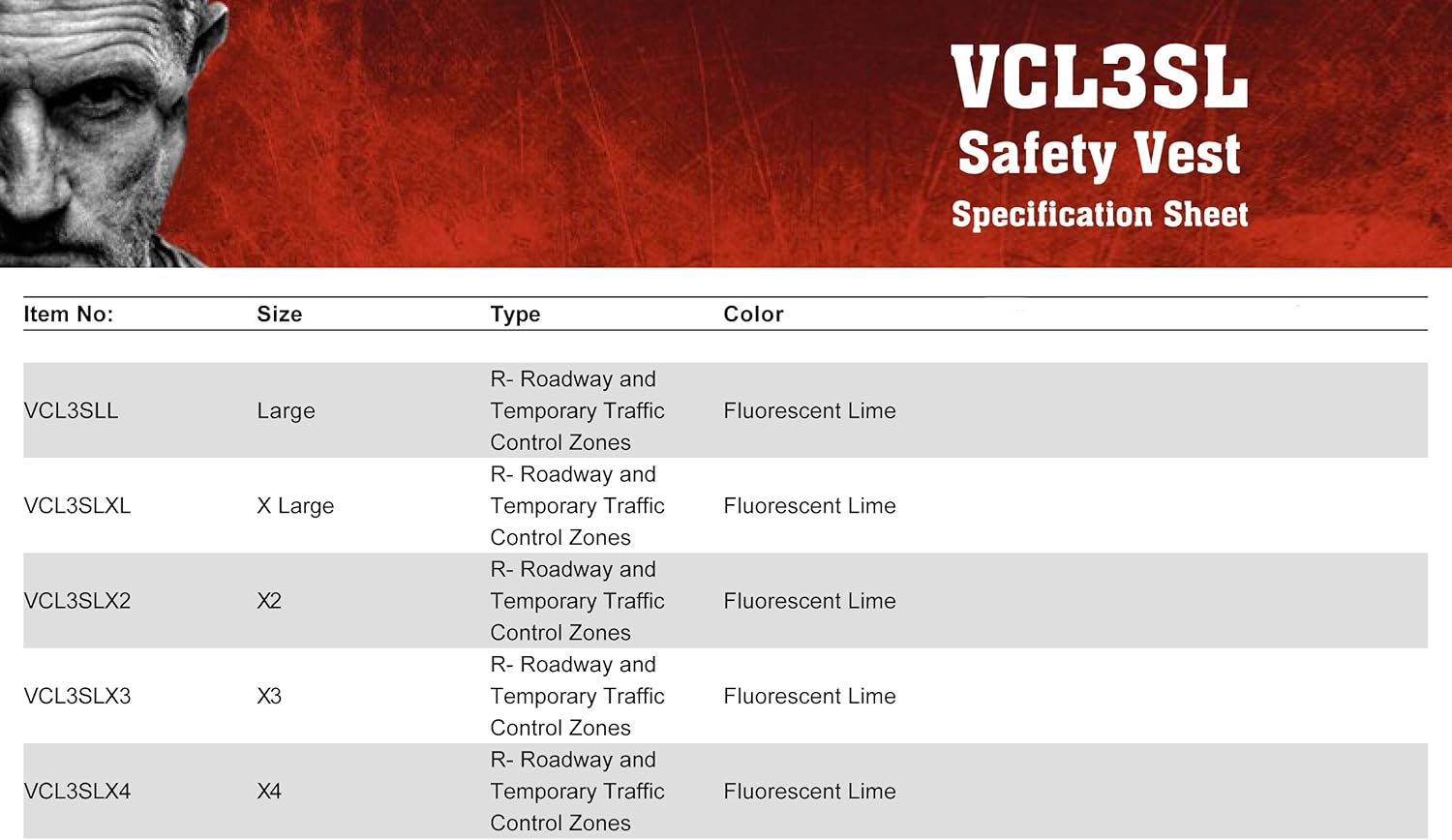 MCR Safety VCL3SLX2 Class 3 Polyester Solid Economy Safety Vest with 2-Inch Silver Reflective Stripe, Fluorescent Lime, 2X-Large