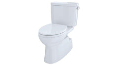 Toto CST474CEFRG-01 Vespin Universal Height Skirted Toilet with Right-Hand Trip Lever Cotton White - 2 Piece