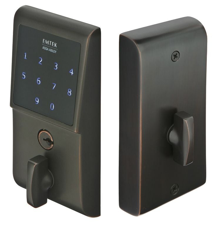 EMTEK Emtek E3020US10B Touchscreen Deadbolt Oil Rubbed Bronze
