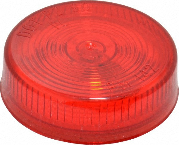 PETERSON MANUFACTURING Peterson 142R Red Round Reflector 2.5 in Grommet Mount