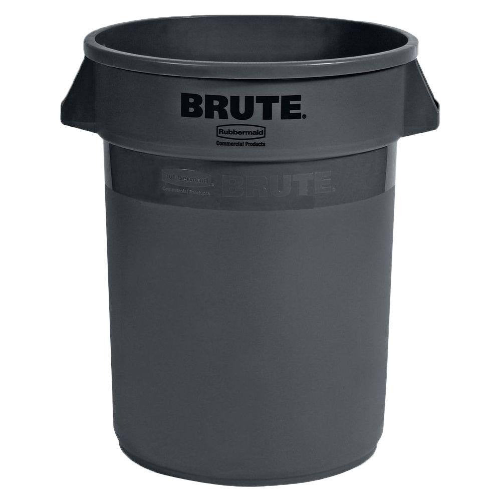 RUBBERMAID Rubbermaid RCP263200GY Brute Vented Round Container 32-Gallon