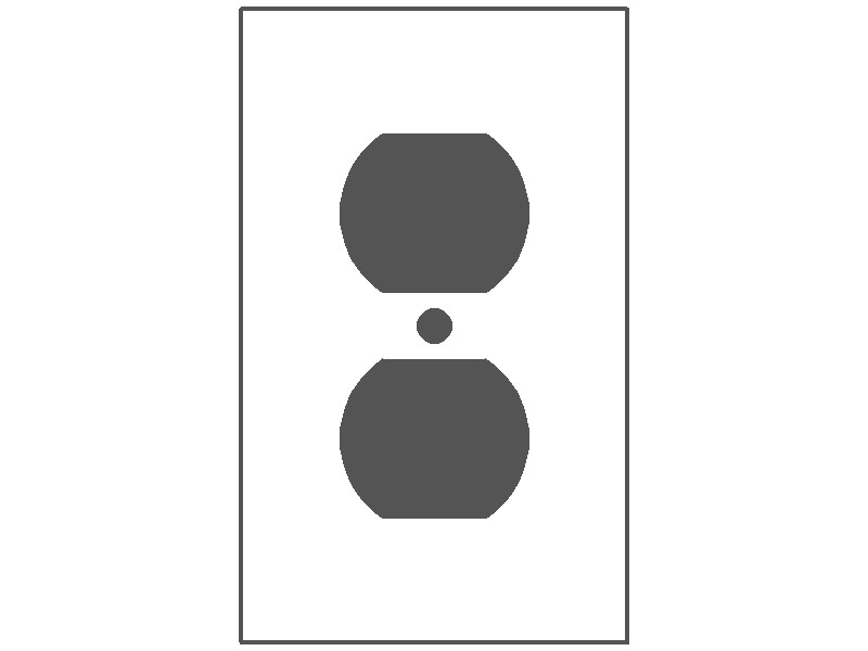 MULBERRY METAL PRODUCTS Mulberry Metal Products 86822 Deep Wallplate 1-Gang 3/8 in D