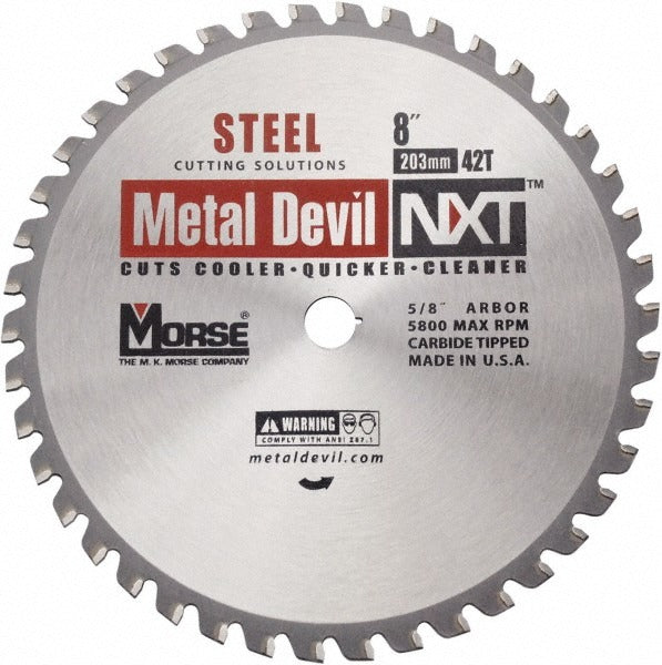 MK MORSE M.k. Morse 102704 Metal Cutting Saw Blade 8 in 42T