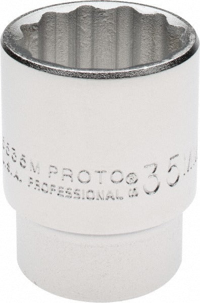 PROTO Proto J5535M 35mm 12-point 3/4 Drive Hand Socket