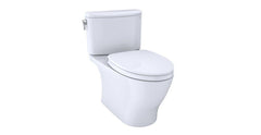 Toto MS442124CEFG#01 Nexus 1.28 GPF Two Piece Elongated Chair Height Toilet with Left Hand Lever and Tornado Flush Technology