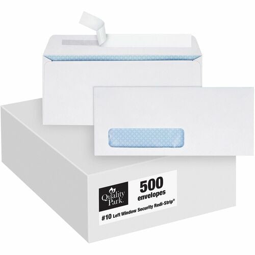 QUALITY PARK Quality Park QUA69222 No. 10 Window Envelope Box of 500