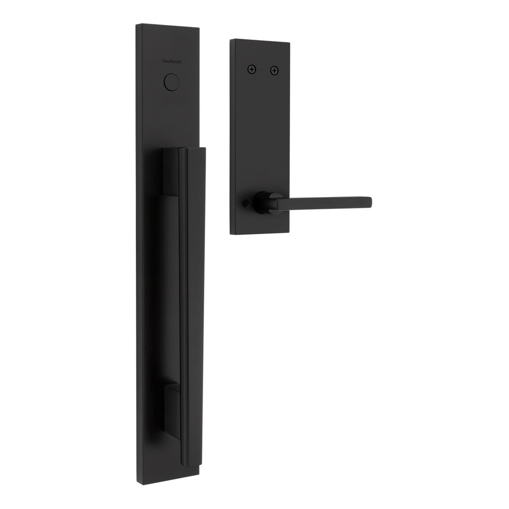 KWIKSET Kwikset 819CRHXHFLSQF-514 Dummy Exterior Handleset Matte Black