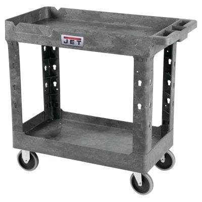 Jet 141013 Utility Cart with 550 lb Load Capacity, 34 in x 17 in x 32-1/2 in, Gray