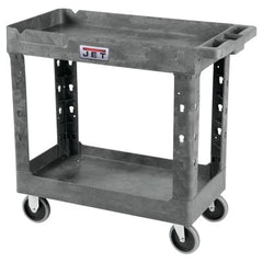 Jet 141013 Utility Cart with 550 lb Load Capacity, 34 in x 17 in x 32-1/2 in, Gray